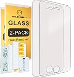 [2-PACK]-Mr Shield For iPhone SE / iPhone 5/5S / iPhone 5C [Tempered Glass] Screen Protector with Lifetime Replacement Warranty