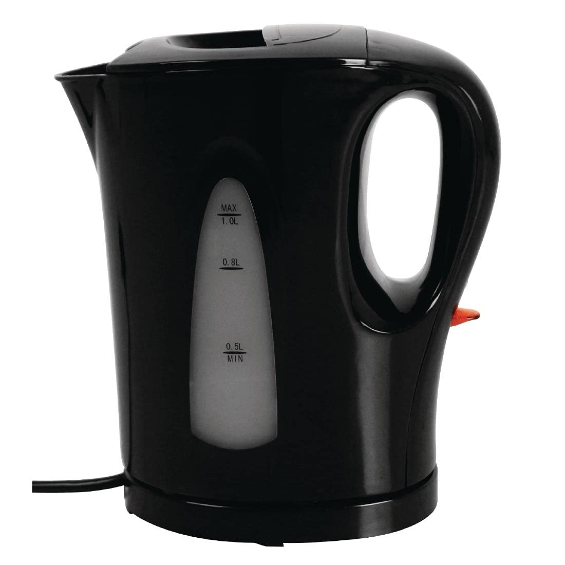 Caterlite Hotel Room Kettle 1L Black - Voltage 230V 11Kw Capacity 1L