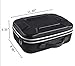 Esimen Hard Case for DJI Spark Portable Charging Station,Remote Controller,Charging Adapter Carry Bag Protective Box (Black+Silver)