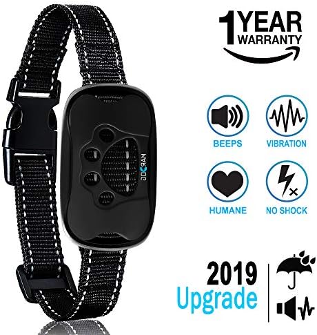 MARDOG No Bark Collar for Small, Medium, Large Dogs - 2019 Upgraded - Stop Barking Collar with Vibration & Sound - Humane & Safe for Dogs & 100% Waterproof Design