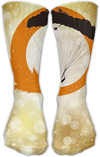 Skydiving 3D Printing Anti-odor Running Long Sock Athletic Socks