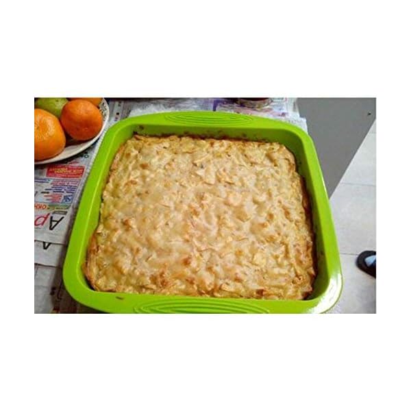 DAYNECETY Square Cake Moulds Silicone Baking Mould Tin Tray Oven Bakeware Square Mould