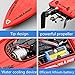 STOTOY Remote Control Boat for Kids/Adults,High Speed Electronic RC Racing Boat for Lakes-Red