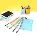 KATEVO Zipper File Bags, Pack of 5, 5 Colors Zippered Water-Resistant PVC Bag Storage Pouch for Women, Men Organizer Document, Business Receipts, Cosmetics, Travel Accessories (A5 9.4''x6.9'')
