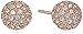 Fossil Pave Ball Stud Earrings