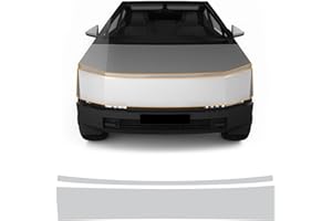 FDAIUN for 2024-UP Tesla Cybertruck PPF Precut Gloss Clear Car Paint Protective Film Self Healing TPU HD Film Scratch Protector Exterior Accessories (Front Bars + Headlights 2Pcs)