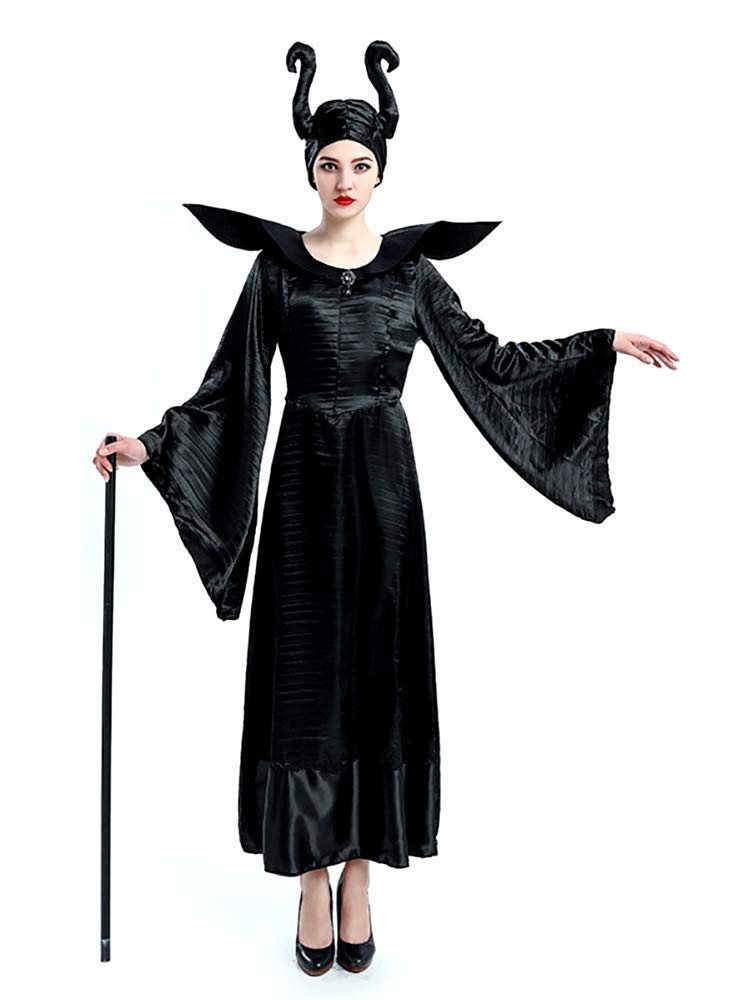Maleficent costume - evil witch - maleficent - sleeping beauty - woman - girl - disguise - carnival - halloween - cosplay - accessories - size m