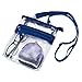 Deluxe Clear Cross-Body Bag Multi Pocket Small - Pro Football Stadium Approved Purse - Navy