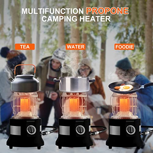 AKUSAKO Propane Camping Heater Indoor Propane Heater Gas Heater Camping