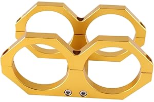 Aluminum Dual Fuel Pump Clamp Cradle Mounting Bracket 55-70mm Compatible With 044 Fuel Pump