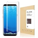 Galaxy S8 Glass Screen Protector , jininges [Case Friendly] [Updated Version] Screen Protector Applied HD Clear film Glass Screen Protector for Samsung Galaxy S8