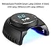 MelodySusie Pro60W Nail Lamp - Mixed LED&UV Lamp Beads Quick Curing ALL LED UV Gel Polish - Smart Sensor Design and With Timer Setting 15s/30s/45s/60s