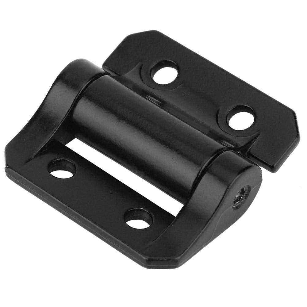 Torsion Hinge Adjustable Black Zinc Alloy Steel Torsion Hinge Door Fittings Adjustable Angle Fixed Position for Seamless Mounting (1.2 N.m)