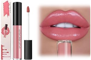 KAMOJI 2025 New Lips Staining Lip Oil, Upgrade Waterproof Lipstick Creamy Lip Gloss Non-stick to Cup, 12 Colors Cream Texture Lipstick Long-Lasting Moisturizing Lip Oil (#4)