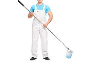 YJINGRUI Telescopic Water Sampler Stainless Steel Rod Plastic Ladle 1000ml Pendulum Beaker Sampler Water Sampling Pole Sampler Rod (0.75m-1.8m)