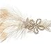 eforpretty 1920s Flapper Headpiece Headband with French Netting Accent