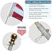 Front Line Flags Flag Pole: 6' Ft White Aluminum Flagpole | Spinning & Tangle Free | Heavy Duty | Wind Resistant and Rust Free Wall Mount Flagpole P/N FL6W