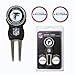 Team Golf NFL Atlanta Falcons Divot Tool Pack With 3 Golf Ball Markers Divot Tool with 3 Golf Ball Markers Pack, Markers are Removable Magnetic Double-Sided Enamel