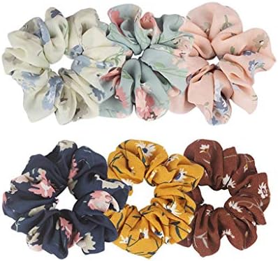 36Pcs Hair Scrunchies Velvet Elastic Hair Bands Scrunchy Hair Ties Ropes Scrunchie for Women or Girls Hair Accessories Assorted Colors Scrunchies (6PC)
