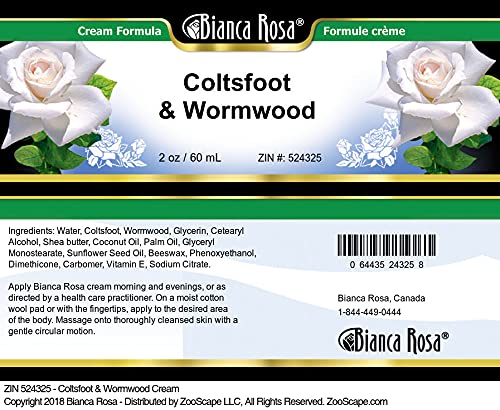 Coltsfoot & Wormwood Cream (2 oz, ZIN: 524325)