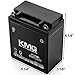 Battery Compatible with Yamaha 1987-2003 YFM350X Warrior YT12C Sealed Maintenance Free Battery 12V Powersport Motorcycle Scooter ATV