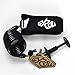 Gyroll Mike Stewart Variable Strap Bicep Leash - Black Coil, Black Cuff