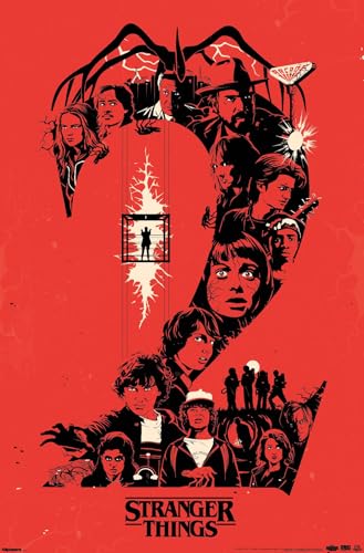 Netflix Stranger Things: Season 5 (2025) - Illustration 2 Wall Poster, 22.4L" x…