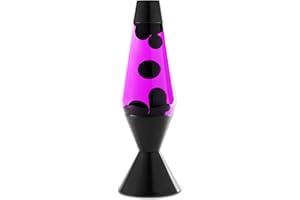 Spencer Gifts 16.3 Inch Purple and Black Lava Lamp
