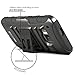 HTC One M9 Case, BUDDIBOX [HSeries] Heavy Duty Swivel Belt Clip Holster with Kickstand Maximal Protection Case for HTC One M9, (Black)