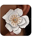 YERTTER Boho Trible Flower Dangle Earrings Vintage Colorful Big Flower Earrings Chic Drop Earrings for Girls, Women Teens Adults