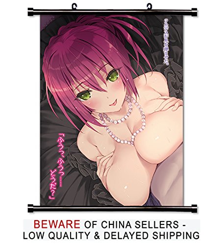 Isekai Maou to Shoukan Shoujo Dorei Majutsu Anime Fabric Wall Scroll Poster (32x45) Inches