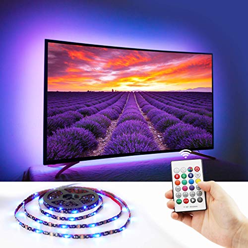 USB TV Backlight Kit for 70 75 80 82 inches, EppieBasic 18Ft TV