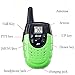Radio Walkie Talkie Funny Gifts & Durable Outdoor Pretent Play Cool Audio Toys for Kids, Long Range Chargeable Two Way A7 Mini Walkie Talkies Radios Twin Pack (Green)