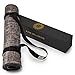 Ajna Eco Organic Yoga Mat - Natural Jute Yoga Mats - Large Non Slip - Reversible Jute PER - Carrying Strap - Extra Long Yoga Mat 72 Inch - 5mm - All Yoga - Vegan