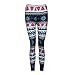 GBSELL Women Colorful Pretty Printed Stretchy Pants Leggings Sport Casual (christmas trees)