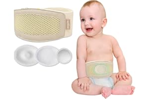 MYBOW Umbilical Hernia Belt Baby Belly Button Band Infant Newborn Belly Support Band Wrap Baby Abdominal Binder Umbilical Truss Cord Adjustable Navel Band - Medium