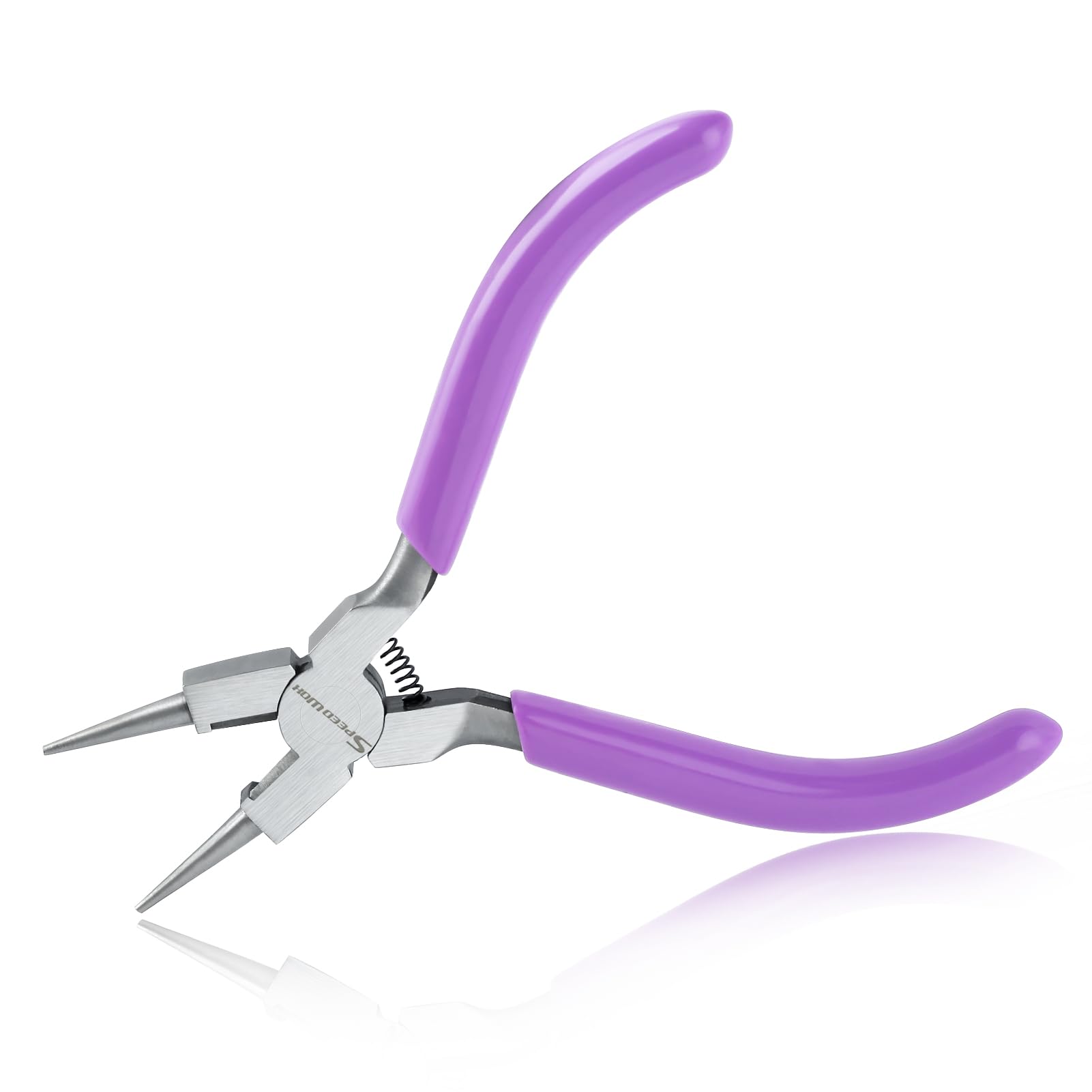 SPEEDWOX Mini Round Nose Pliers With Cutter, Wire Looping, Jewelry Making, Bending, Tool Looper Pliers