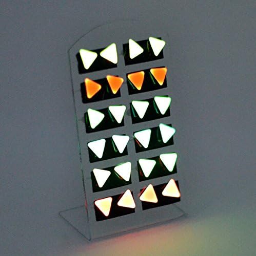 Triangle New 12Pairs Fluorescence Luminous Glow In The Dark Earring Ear Stud Jewelry Gift