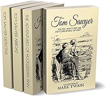 Tom Sawyer Collection - All Four Books (Illustrated + Audio links. Includes 'Adventures of Tom Sawyer,' 'Huckleberry Finn' ' + 2 more sequels) (English Edition)
