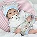 CHAREX Reborn Baby Dolls 16 Inch Lifelike Vinyl Weighted Reborn Baby Doll with Cloth Body Huggable Soft Body Toy