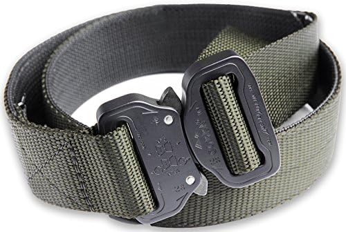 Klik Belts Tactical Belt –2 PLY 1.5" Nylon Heavy Duty Belt Quick Release Cobra Buckle - Unisex
