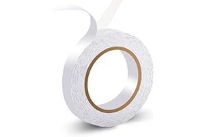 HOOZILI Sticky Fabric Tape Adhesive Cloth Tape Press-on Tape Multipurpose Double-Sided Tape No Sewing Gluing or Ironing Alterations and Hemming Tool (1 Piece 3/5 Inch x 75 Feet)