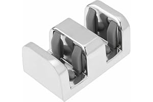 BE-TOOL Bathroom Sliding Door Glass Anti-Collision Block IDE Guide Rail for Shower Glass Shower Door Stop Bathroom Anti-Colli