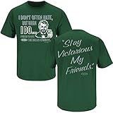 Philadelphia Eagles Fans. Stay Victorious. I Don't Always Hate Green T-Shirt (S-5X)