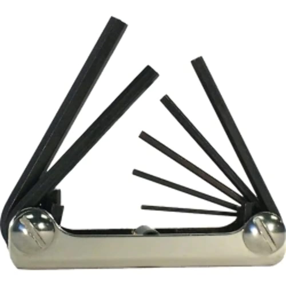 Eklind Rek21172 Metric Fold Up Set 7 Hexagon Keys, Metric (2.0-8mm)