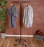 Industrial Pipe Clothing Rack 2-Way by William Robert's Vintage
