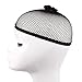 Wig Cap - 3 Pack of Elastic Nylon Black Mesh Net for Kids, Men, and Women, Long and Short Hair
