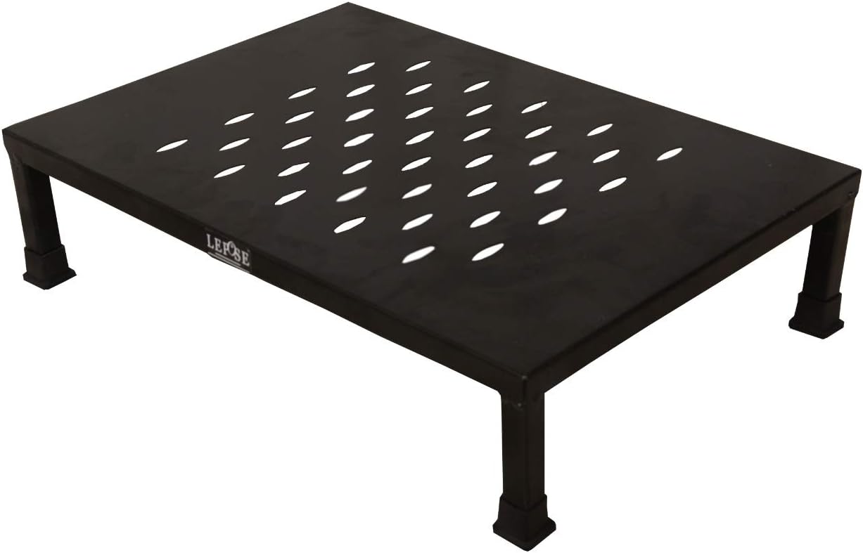 Lepose Microwave Oven Stand with Powder Coating (Black) Amazon.in