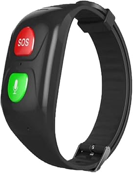 WQING Pulseras Inteligentes para Ancianos SOS Pulsera GPS ...