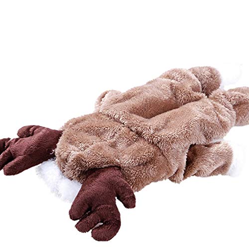 Dog Coats & Jackets - Pet Corduroy Jacket Velvet Dog Cloth Leg Pant Winter Coat Clothing Costume - Frump Firedog Bounder Detent Andiron Pawl Hound Textile Domestic Tail Material - 1PCs